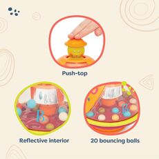 بازی پاپی تاپی کفشدوزکی B.Toys, image 3
