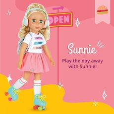 عروسک 36 سانتی اسکیت سوار Glitter Girls مدل Sunnie, image 3