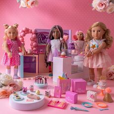 عروسک 46 سانتی OG مدل Romy همراه با اکسسوری جشن تولد, image 8