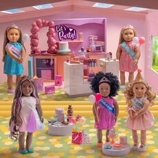 عروسک 46 سانتی OG مدل Romy همراه با اکسسوری جشن تولد, image 7