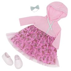 عروسک 46 سانتی OG مدل Hattie همراه با سگ Bella, image 6