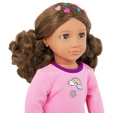 عروسک 46 سانتی OG مدل Finley همراه با اکسسوری و کتاب استیکر, image 8