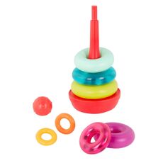 ست حلقه های رنگین کمانی B.Toys, image 6