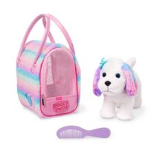 کیف دستی رنگین کمانی پوچی پاپس Pucci Pups به همراه هاپو مالتیز, image 