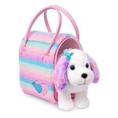 کیف دستی رنگین کمانی پوچی پاپس Pucci Pups به همراه هاپو مالتیز, image 3