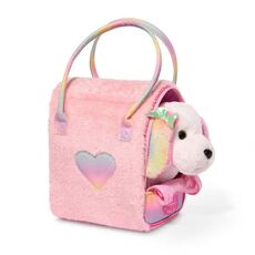 کیف دستی مخملی پوچی پاپس Pucci Pups به همراه هاپو مالتیز, image 5