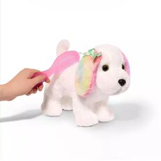 کیف دستی مخملی پوچی پاپس Pucci Pups به همراه هاپو مالتیز, image 3