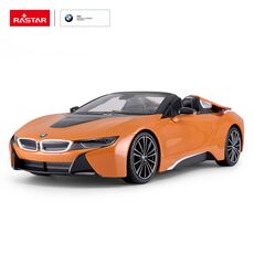 ماشین کنترلی بی ام و i8 Roadster نارنجی راستار با مقیاس 1:12, image 4