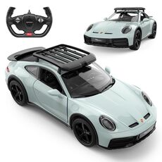 ماشین کنترلی پورشه 911 داکار سبز یشمی راستار با مقیاس 1:14, image 