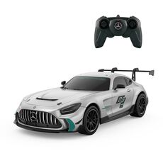 ماشین کنترلی Mercedes-AMG GT2 نقره ای راستار با مقیاس 1:24, image 