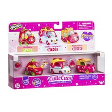پک 3 تایی ماشین های Cutie Cars Shopkins سری Moto Italiano, image 