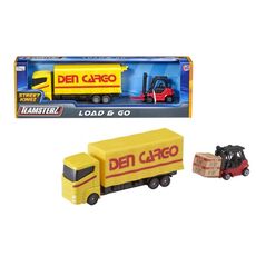 کامیون حمل بار و لیفتراک Teamsterz مدل Den Cargo, image 