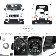 ماشین کنترلی مرسدس بنز G63 AMG سفید راستار با مقیاس 1:14, image 3