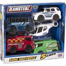 پک 5 تایی ماشین های مینی شهری Teamsterz, image 