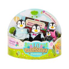 خانواده 4 نفری پنگوئن های Li'l Woodzeez مدل Toddlewaddle Penguins, image 