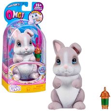 خرگوش خاکستری کوچولوی اسکوییشی OMG Pets, image 