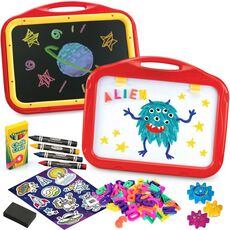 تخته خلاقیت دوطرفه مغناطیسی Crayola به همراه اکسسوری, image 