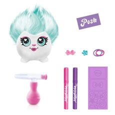 عروسک پولیشی Hairiffic mini مدل posh همراه با ایر براش, image 5