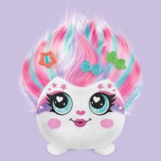 عروسک پولیشی Hairiffic mini مدل posh همراه با ایر براش, image 2