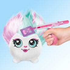 عروسک پولیشی Hairiffic mini مدل posh همراه با ایر براش, image 3