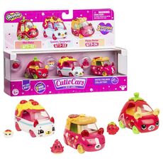 پک 3 تایی ماشین های Cutie Cars Shopkins سری Moto Italiano, image 