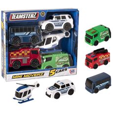 پک 5 تایی ماشین های مینی شهری Teamsterz, image 