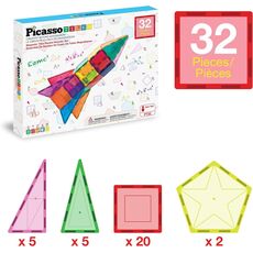 ست 32 عددی ساخت راکت مغناطیسی پیکاسو, image 