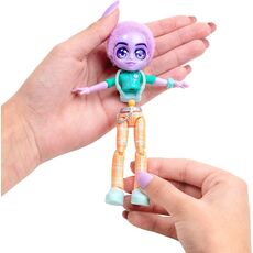 پک 2 تایی عروسک های فشن سورپرایزی Capsule Chix مدل Shimmer Surge با موهای بنفش, image 6