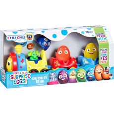 قطار CHU CHU به همراه 1 تخم‌ مرغ‌ Peek & Play, image 7