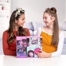 پک 2 تایی عروسک های فشن سورپرایزی Capsule Chix مدل Shimmer Surge با موهای صورتی, image 2