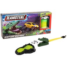 پیست ماشین های Teamsterz مدل تمساح به همراه اسلایم و 1 ماشین, image 