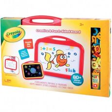 تخته خلاقیت دوطرفه مغناطیسی Crayola به همراه اکسسوری, image 2