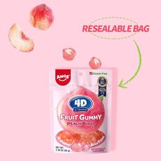 پاستیل 54 گرمی میوه ای هلو 4 بعدی Amos, تنوع: 73228-Peach, image 5