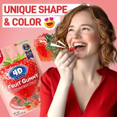 پاستیل 54 گرمی میوه ای توت فرنگی 4 بعدی Amos, تنوع: 51134-Strawberry, image 2