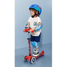 آرنج و زانو بند مایکرو Micro آبی Reflective سایز S, سایز: Small, image 