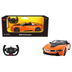 ماشین کنترلی بی ام و i8 Roadster نارنجی راستار با مقیاس 1:12, image 