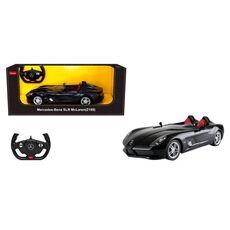 ماشین کنترلی مرسدس بنز SLR مشکی راستار با مقیاس 1:12, image 