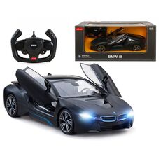 ماشین کنترلی ب ام و I8 مشکی مات راستار با مقیاس 1:14, تنوع: 71060-Black, image 