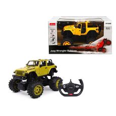 ماشین کنترلی آفرودی Jeep Wrangler JL زرد راستار با مقیاس 1:14, تنوع: 79410-Yellow, image 