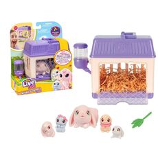 عروسک خرگوش ماما سورپرایز Little Live Pets سری Mini مدل بنفش, تنوع: 26625-Bunny, image 