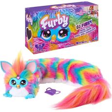 عروسک پولیشی رباتیک 81 سانتی DJ فربی Furby مدل رنگین کمانی, image 