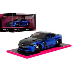 ماشین فلزی نیسان Z 2023 سری Pink Slips مدل آبی با مقیاس 1:24, image 