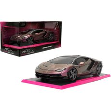 ماشین فلزی لامبورگینی سنتناریو سری Pink Slips مدل بنفش با مقیاس 1:24, image 