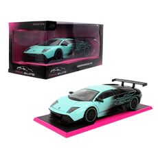 ماشین فلزی لامبورگینی مورسیه لاگو LP640 سری Pink Slips مدل فیروزه ای با مقیاس 1:24, image 