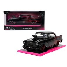 ماشین فلزی شورلت Bel Air سری Pink Slips مدل مشکی با مقیاس 1:24, image 