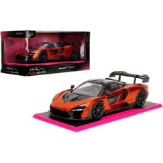 ماشین فلزی مک لارن سنا سری Pink Slips مدل نارنجی با مقیاس 1:24, image 