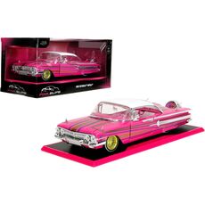 ماشین فلزی شورلت ایمپالا سری Pink Slips مدل صورتی با مقیاس 1:24, image 