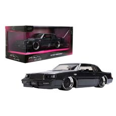 ماشین فلزی بیوک گرند نشنال 1987 سری Pink Slips مدل مشکی با مقیاس 1:24, image 