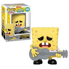 فیگور 9 سانتی فانکو پاپ باب اسفنجی با لباس پاره (1666), image 