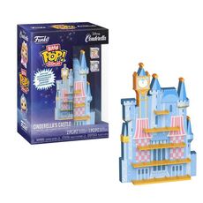 استند نگهدارنده فیگورهای بیتی پاپ مدل قصر سیندرلا به همراه فیگور سیندرلا و پری, image 